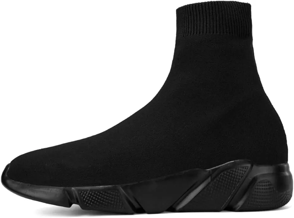 SUNROLAN Fashion Lightweight Sock Sneakers for Women Athletic Running Shoes Breathable Walking Shoes