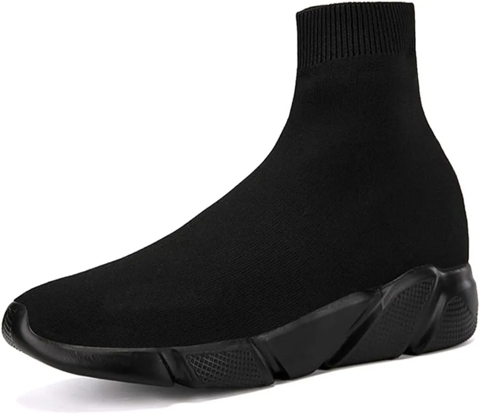 SUNROLAN Fashion Lightweight Sock Sneakers for Women Athletic Running Shoes Breathable Walking Shoes