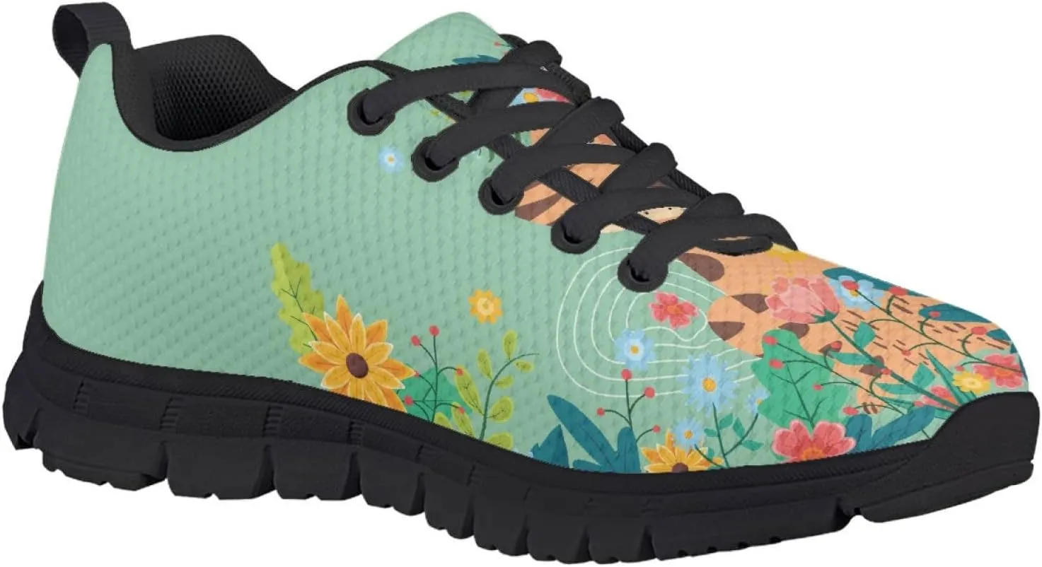 SYtrade Kids Girls Lightweight Tennis Running Sports Athletic Sneakers Lace-Up Shoes