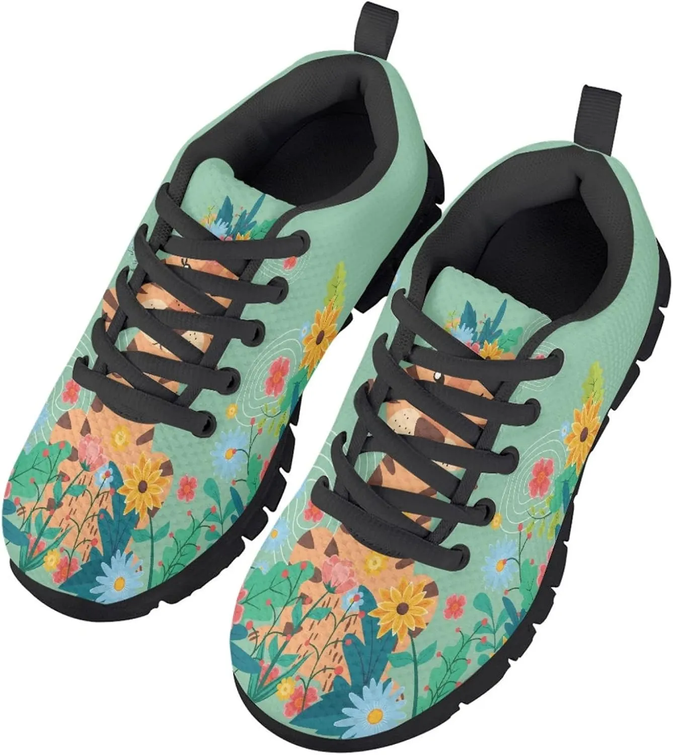 SYtrade Kids Girls Lightweight Tennis Running Sports Athletic Sneakers Lace-Up Shoes