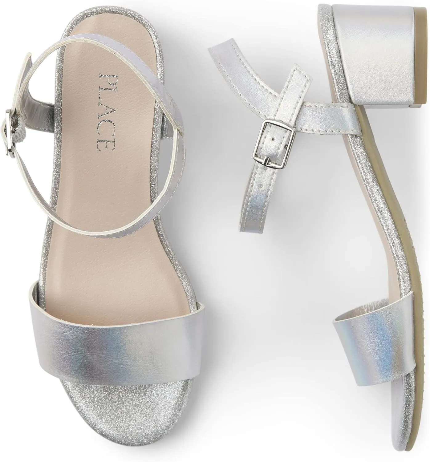 The Children's Place Girl's Open Toe Low Heel Sandals Slipper