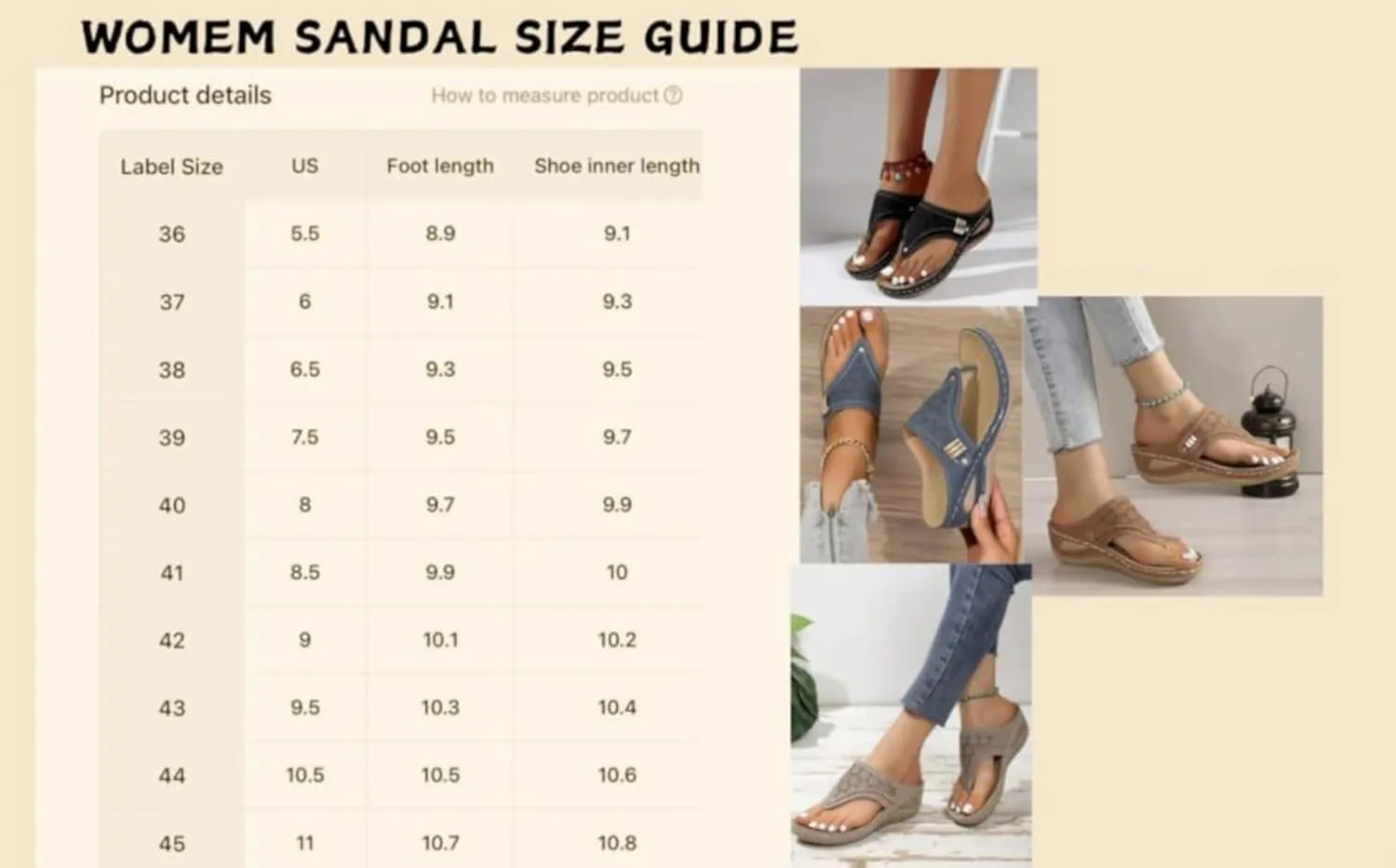Thong Sandals for Women Casual Arch Support Slip On Buckle Strap Slippers Womens Flip Flops for Summer Beach Sandals Bathroom Waterproof Leather Shoes