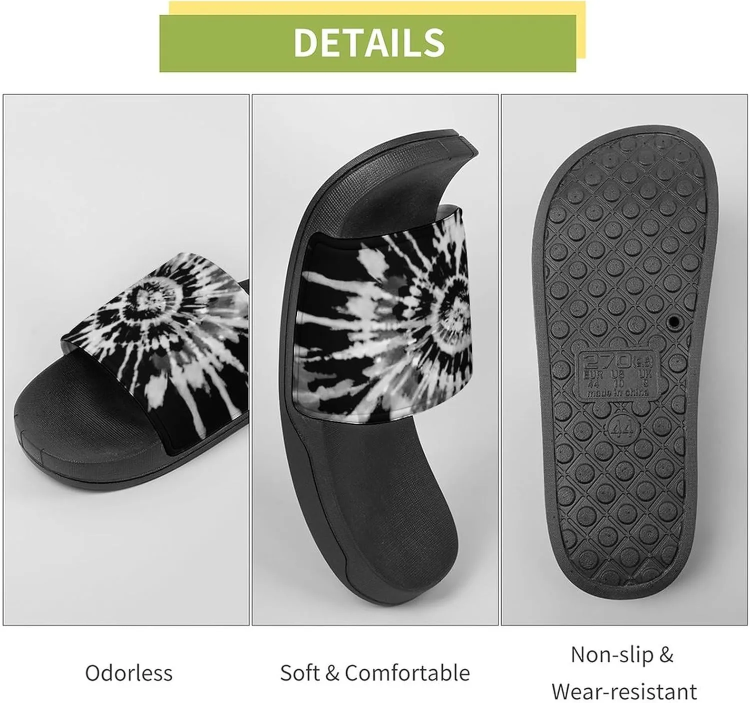 Tie Dye Colorful Slippers Man Womans Slides Shoes Sandals Slip On Flip Flops for Outdoor Beach Home Indoor