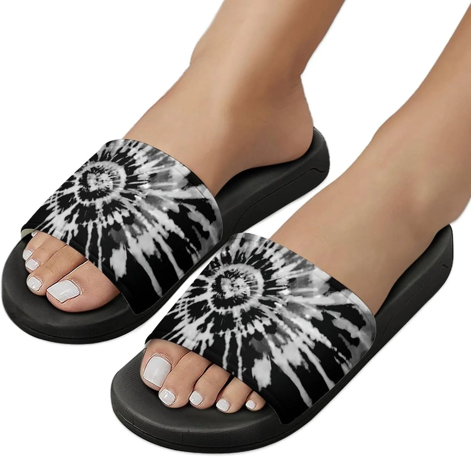 Tie Dye Colorful Slippers Man Womans Slides Shoes Sandals Slip On Flip Flops for Outdoor Beach Home Indoor