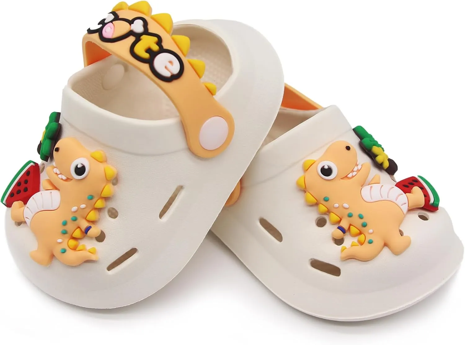 Toddler Shoes Little Kid Clogs Slide Sandals for 0-8yrs Kids Unisex Girls Shoes and Boys Shoes Garden Shoes Cartoon Slides Slip-Resistance Sandals Beach Slippers