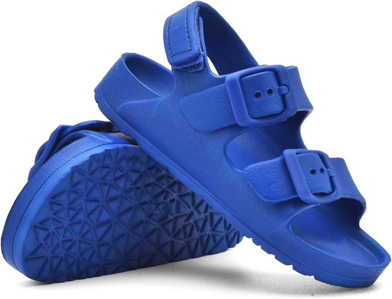 Toddler Unisex Adjustable Buckle Sandals – Comfortable Open Toe Beach & Pool Shoes for Boys & Girls with Back Strap