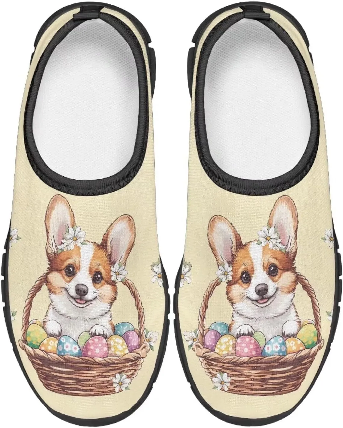 TODIYADDU Girls Easter Shoes Kids Lightweight Mesh Sneakers Casual Athletic Sneaker