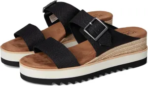 TOMS Women's Diana Mule Bukle Wedge Sandal