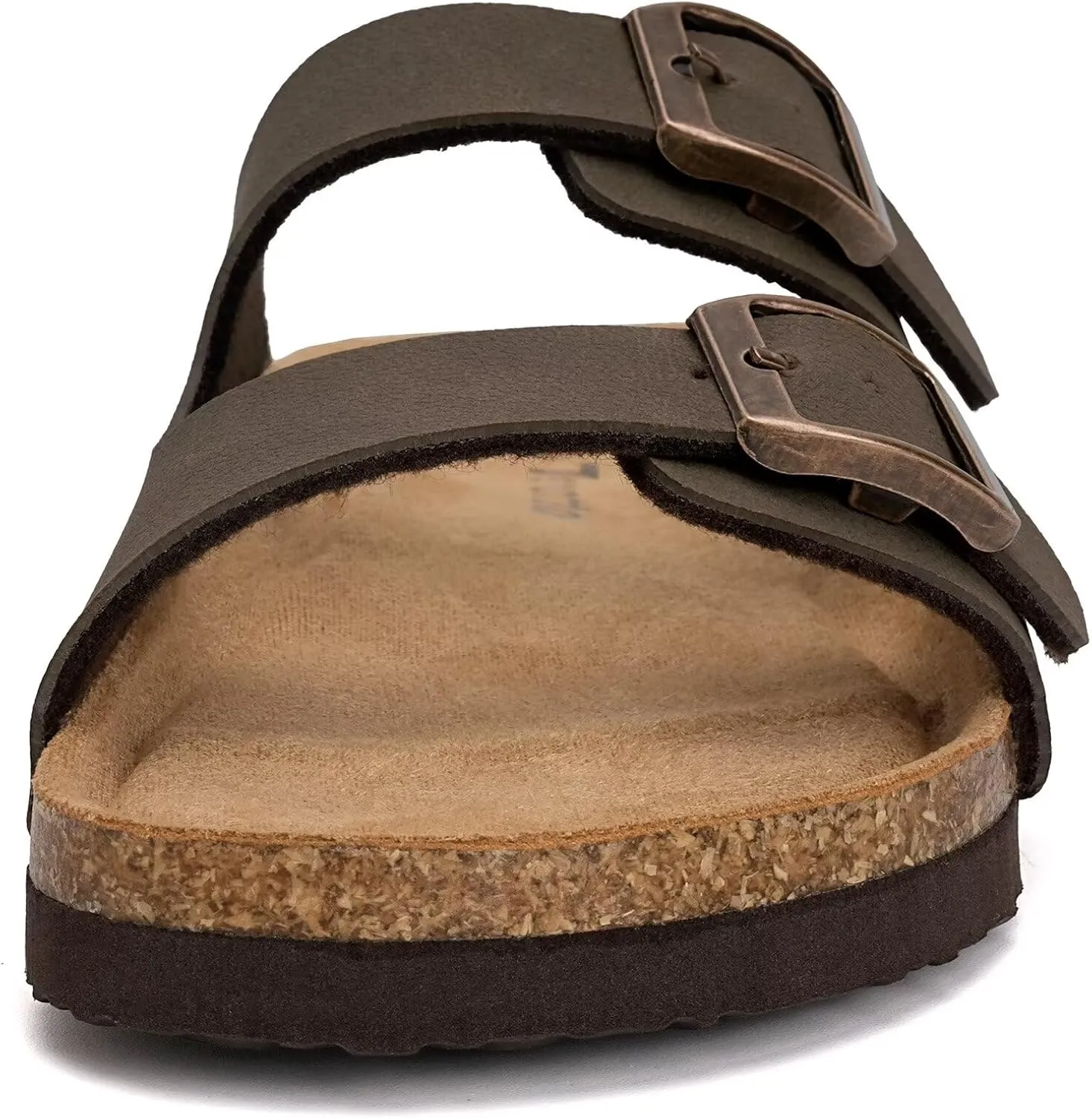 Torotto Kids Sandals Boys Girls Slide Summer Non-slip Cork Glitter Toddler Slippers with Adjustable Straps for Indoor & Outdoor