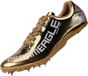 Track Shoes Spikes Mens Womens Mesh Breathable Athletics Sprint Racing Running Nail Sneaker Track and Field Shoes Boys Girls