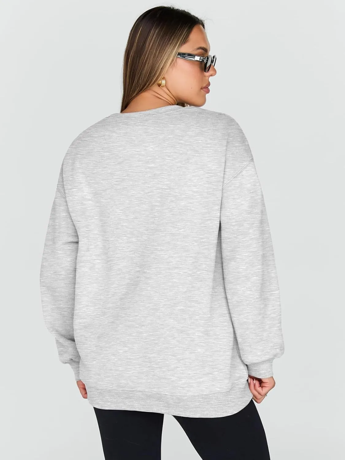 Trendy Queen Sweatshirts for Women Hoodies Oversized Crewneck Tops Sweaters Comfy Fall Winter Outfits Clothes 2025 Fashion