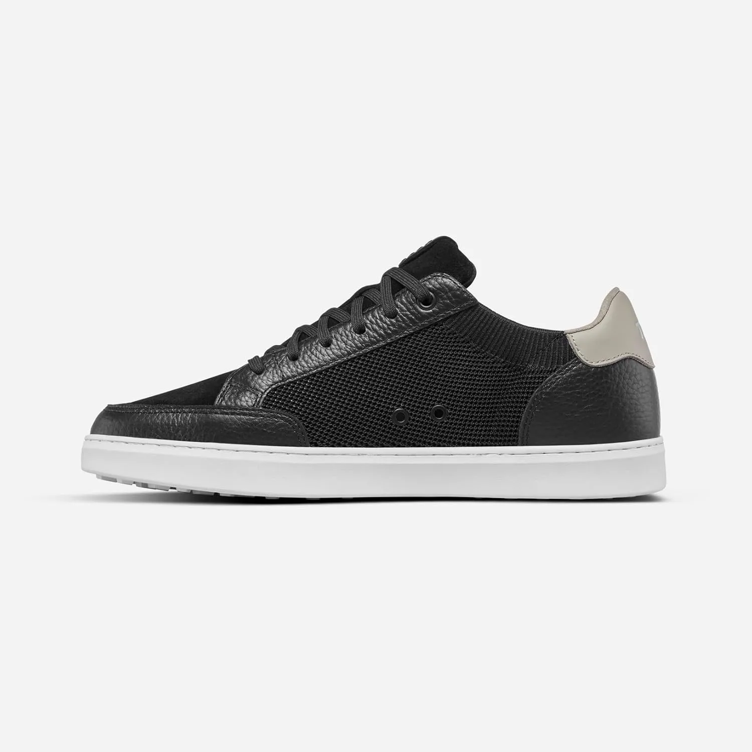 TRUE Linkswear FS-02 Mixed Media Men's Golf Shoes-Water Resistant Premium Full Grain Leather