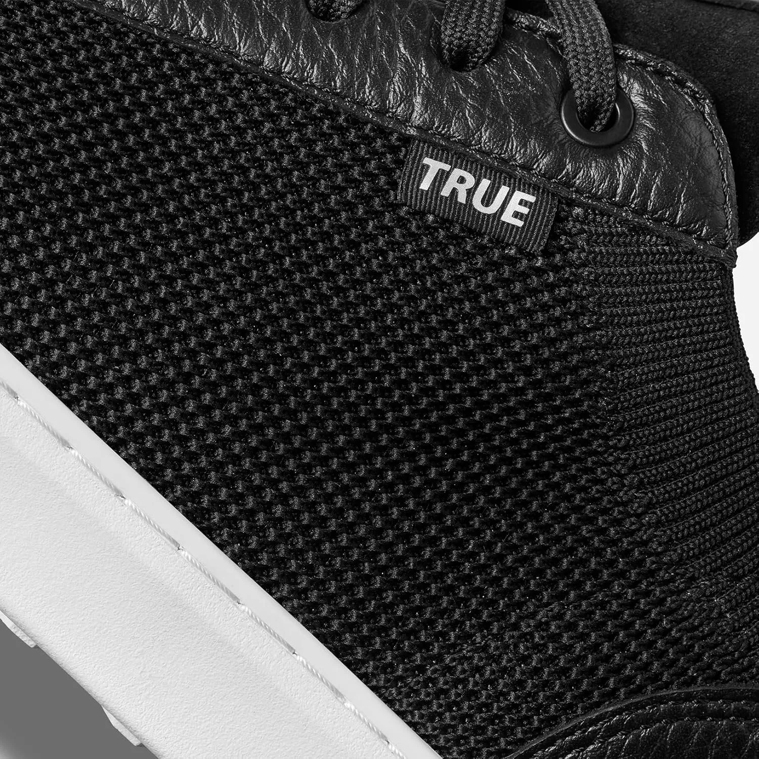 TRUE Linkswear FS-02 Mixed Media Men's Golf Shoes-Water Resistant Premium Full Grain Leather