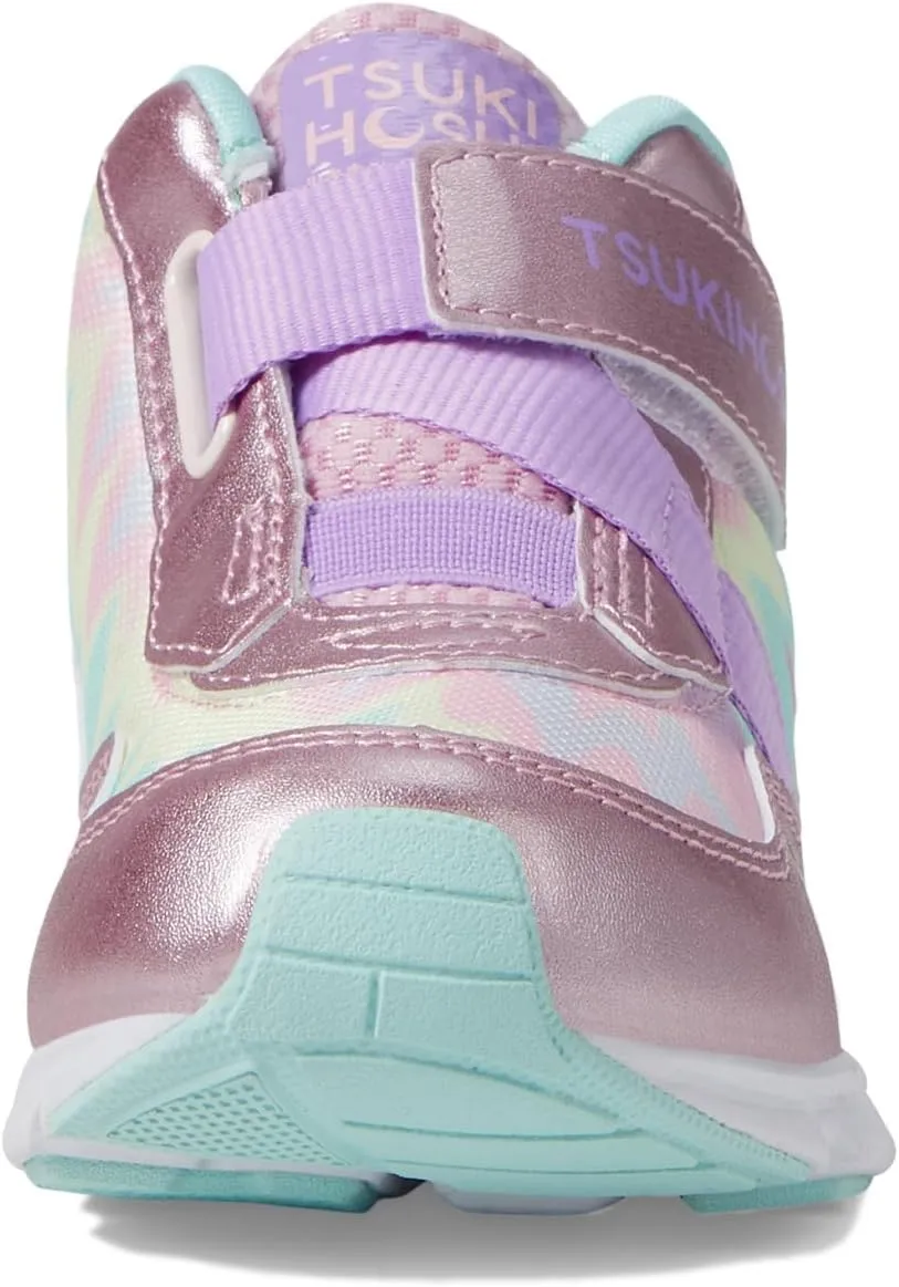 TSUKIHOSHI 7510 Tokyo Waterproof Strap-Closure Machine-Washable Child Sneaker Shoe with Wide Toe Box and Slip-Resistant, Non-Marking Outsole - for Toddlers and Little Kids, Ages 1-8