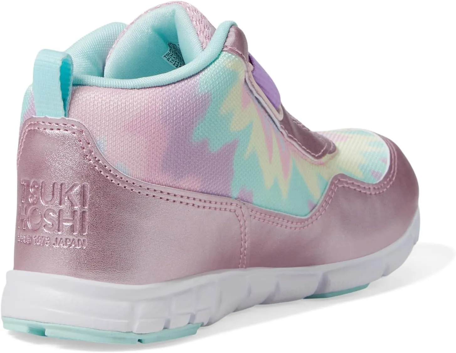 TSUKIHOSHI 7510 Tokyo Waterproof Strap-Closure Machine-Washable Child Sneaker Shoe with Wide Toe Box and Slip-Resistant, Non-Marking Outsole - for Toddlers and Little Kids, Ages 1-8