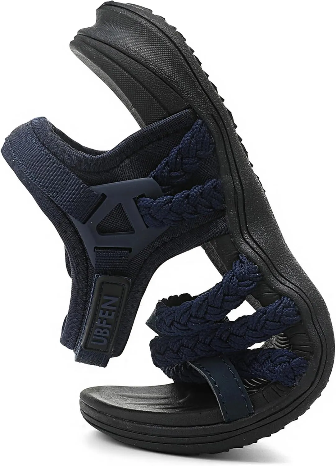 UBFEN Womens Hiking Sandals Sport Walking Adjustable Hook Ankle Straps Comfortable Outdoor Beach Athletic Shoes