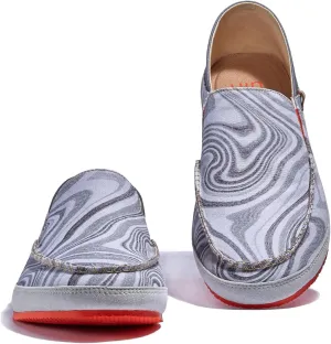 UIN Men's Art Painted Walking Casual Travel Shoes Lightweight Comfort Fashion Sneaker Formentera Series