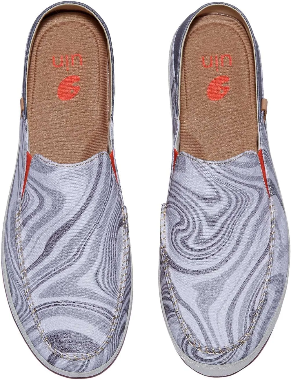 UIN Men's Art Painted Walking Casual Travel Shoes Lightweight Comfort Fashion Sneaker Formentera Series