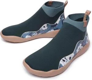 UIN Women's Walking Shoes High Top Knitted Boots Casual Lightweight Comfort Fashion Sneaker Madrid
