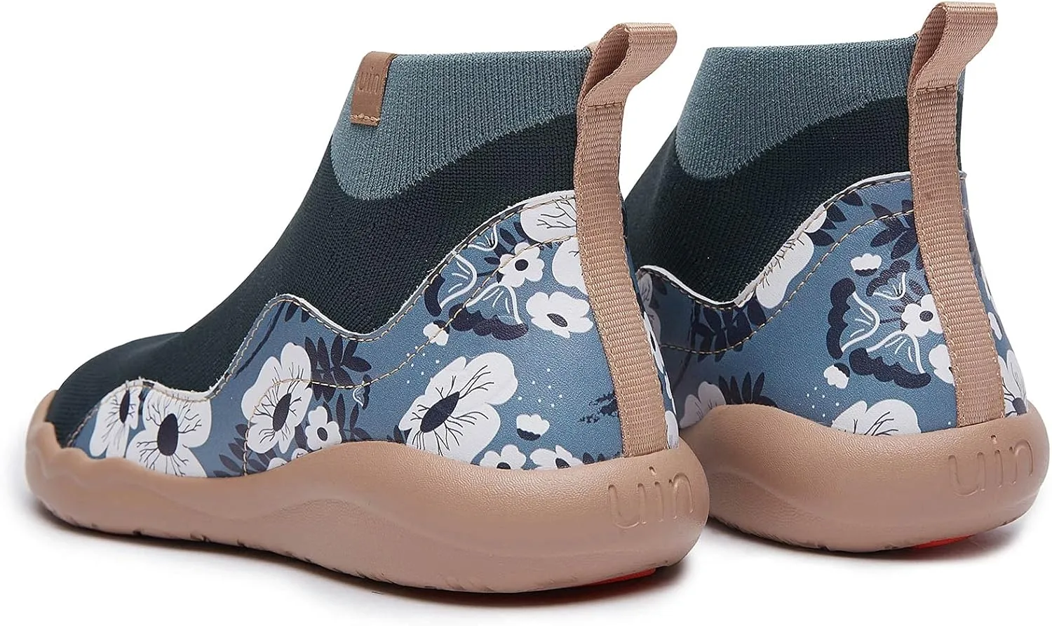 UIN Women's Walking Shoes High Top Knitted Boots Casual Lightweight Comfort Fashion Sneaker Madrid