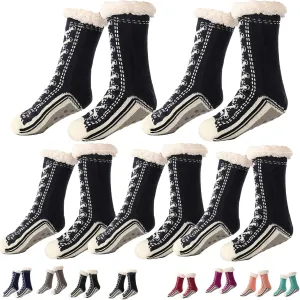Ultra-Thick Slipper Home Socks Fuzzy Fluffy Winter Warm Soft Thick Non Slip Thermal Home Socks Women