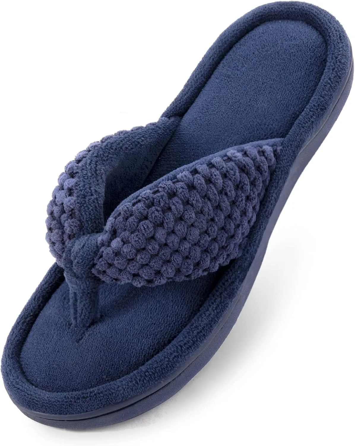 ULTRAIDEAS Women's Popcorn Flip Flop House Slipper with Memory Foam