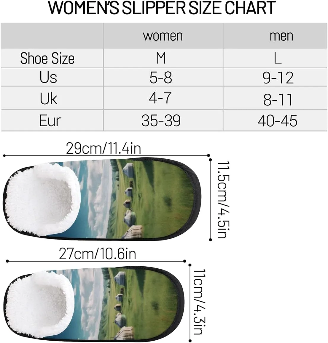 Underwater Sunshine Women's Indoor Bedroom Slippers Soft Fuzzy Slip On House Slippers for Winter Bedroom Outdoor