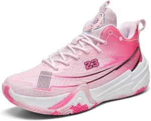 Unisex Basketball Shoes Lightweight Breathable Non Slip Fashionable Running Boots