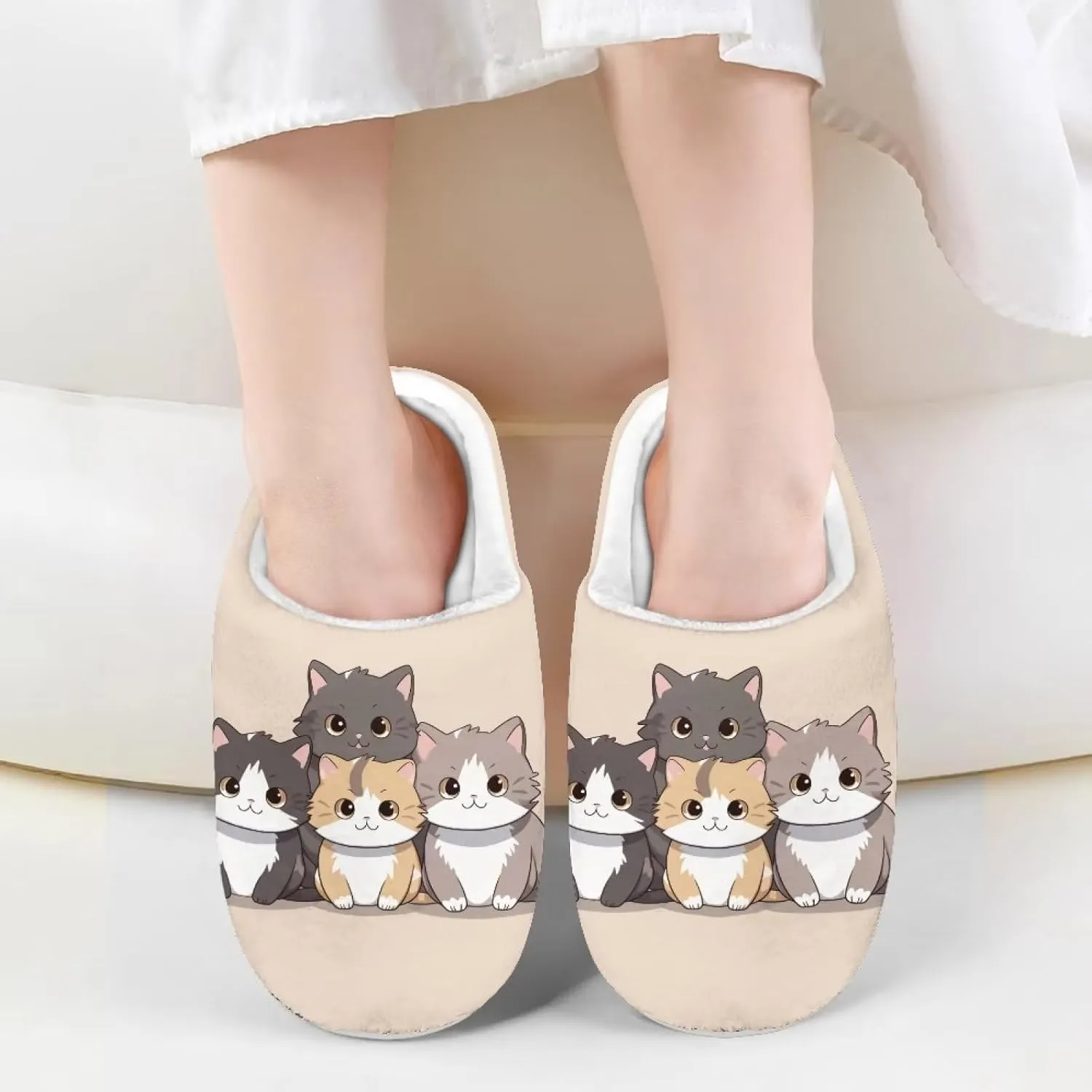 Upetstory Girls Boys Warm Slipper Winter House Slippers for Kids Size 9-14.5