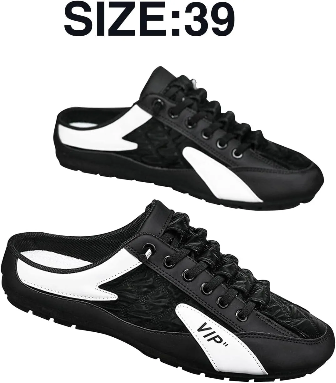 UxicRuya Fashionable Mens Slip On Shoes for Spring Summer, Casual Indoor & Outdoor Walking Mules Sneakers, Non-Slip Comfortable Loafers for Work/Hiker/Trekking