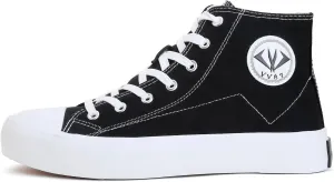 VAXAV Unisex Lightweight High Top Canvas Sneakers Breathable Flat Walking Shoes
