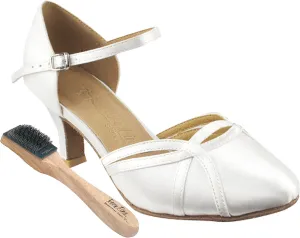 Very Fine Salsa Ballroom Tango Latin Dance Shoes SERA 3540 Bundle with Dance Shoe Wire Brush 2.5" Heel
