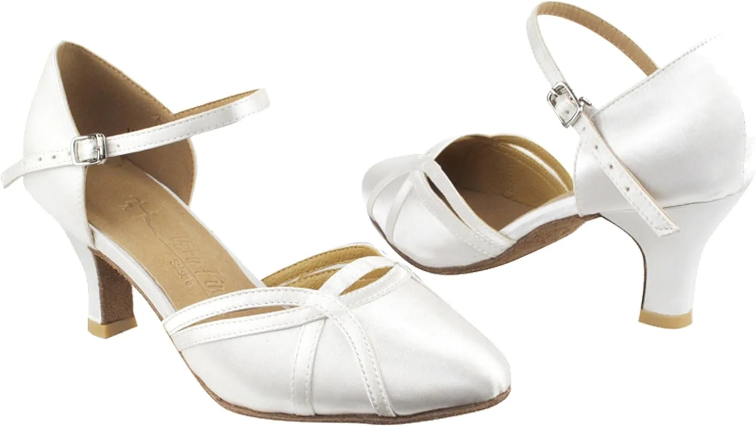 Very Fine Salsa Ballroom Tango Latin Dance Shoes SERA 3540 Bundle with Dance Shoe Wire Brush 2.5" Heel