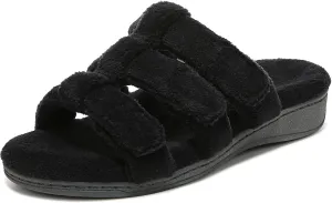 Vionic Adjustable Open-Toe Slipper with Orthotic Arch Support - Indulge Snooze