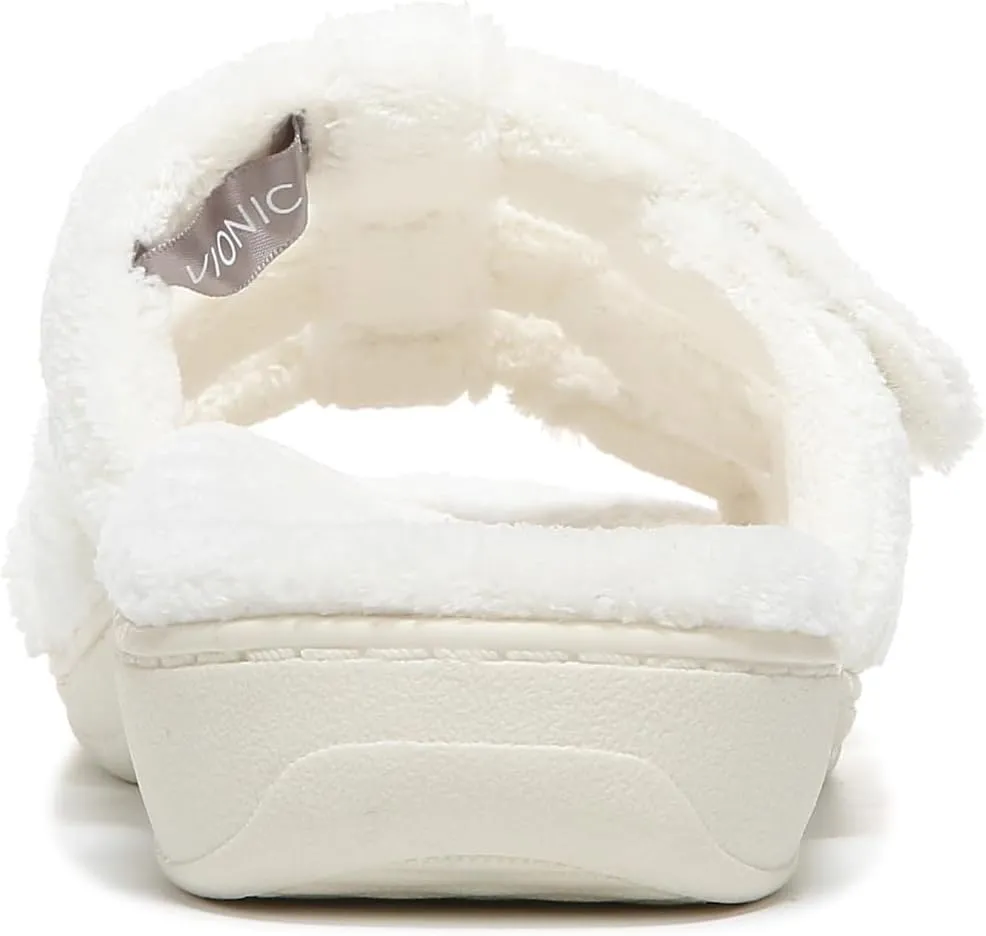 Vionic Adjustable Open-Toe Slipper with Orthotic Arch Support - Indulge Snooze