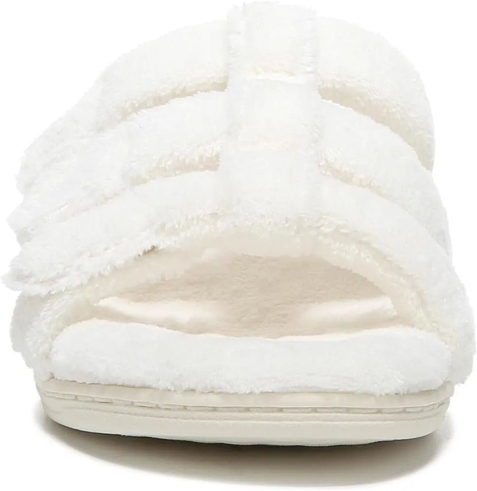 Vionic Adjustable Open-Toe Slipper with Orthotic Arch Support - Indulge Snooze