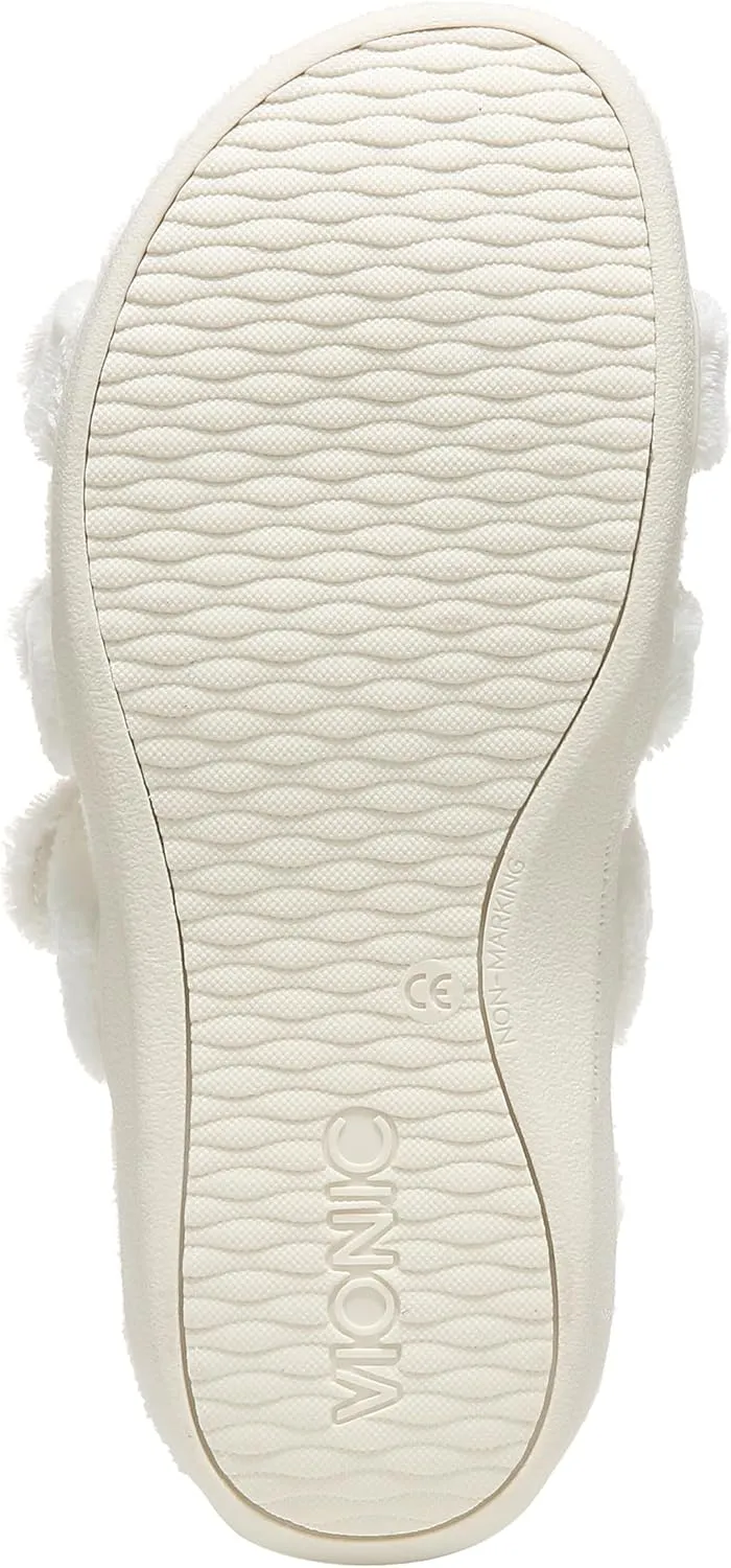 Vionic Adjustable Open-Toe Slipper with Orthotic Arch Support - Indulge Snooze