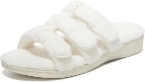 Vionic Adjustable Open-Toe Slipper with Orthotic Arch Support - Indulge Snooze