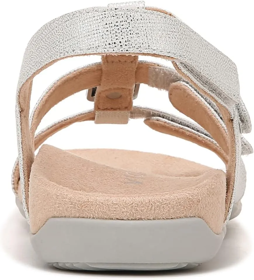 Vionic Women's Women's Rest Amber Backstrap Sandal - Ladies Adjustable Walking Sandals with Concealed Orthotic Arch Support