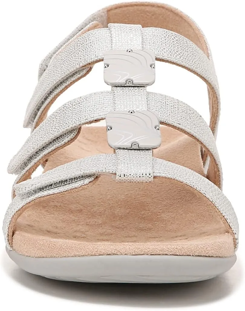Vionic Women's Women's Rest Amber Backstrap Sandal - Ladies Adjustable Walking Sandals with Concealed Orthotic Arch Support