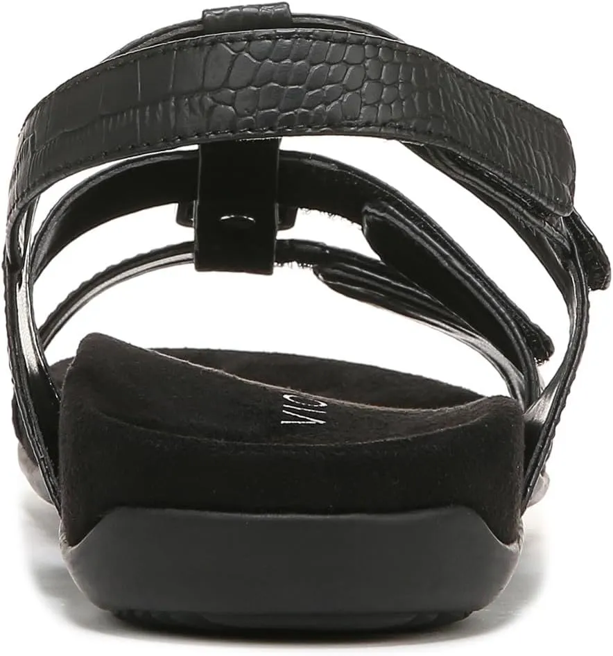 Vionic Women's Women's Rest Amber Backstrap Sandal - Ladies Adjustable Walking Sandals with Concealed Orthotic Arch Support
