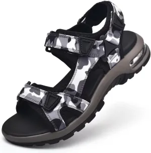 visionreast Mens Athletic Sandals Open Toe Hiking Outdoor Non-slip Sandals Air Cushion Sport Casual Beach Sandals