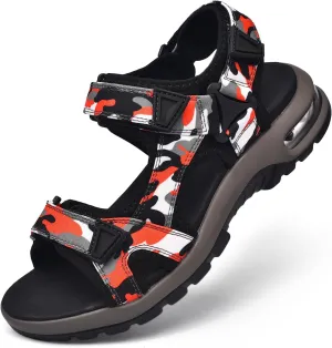 visionreast Mens Athletic Sandals Open Toe Hiking Outdoor Non-slip Sandals Air Cushion Sport Casual Beach Sandals