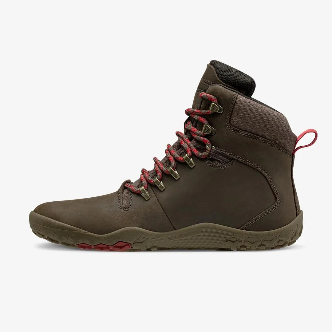 Vivobarefoot Magna Forest ESG, Womens Leather And Wool Hiking Trainers With Barefoot Sole