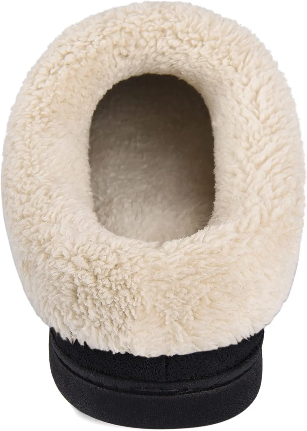 VONAMY Men's Slippers Fuzzy Warm House Shoes Memory Foam Slip On Clog Plush Wool Fleece Indoor Outdoor