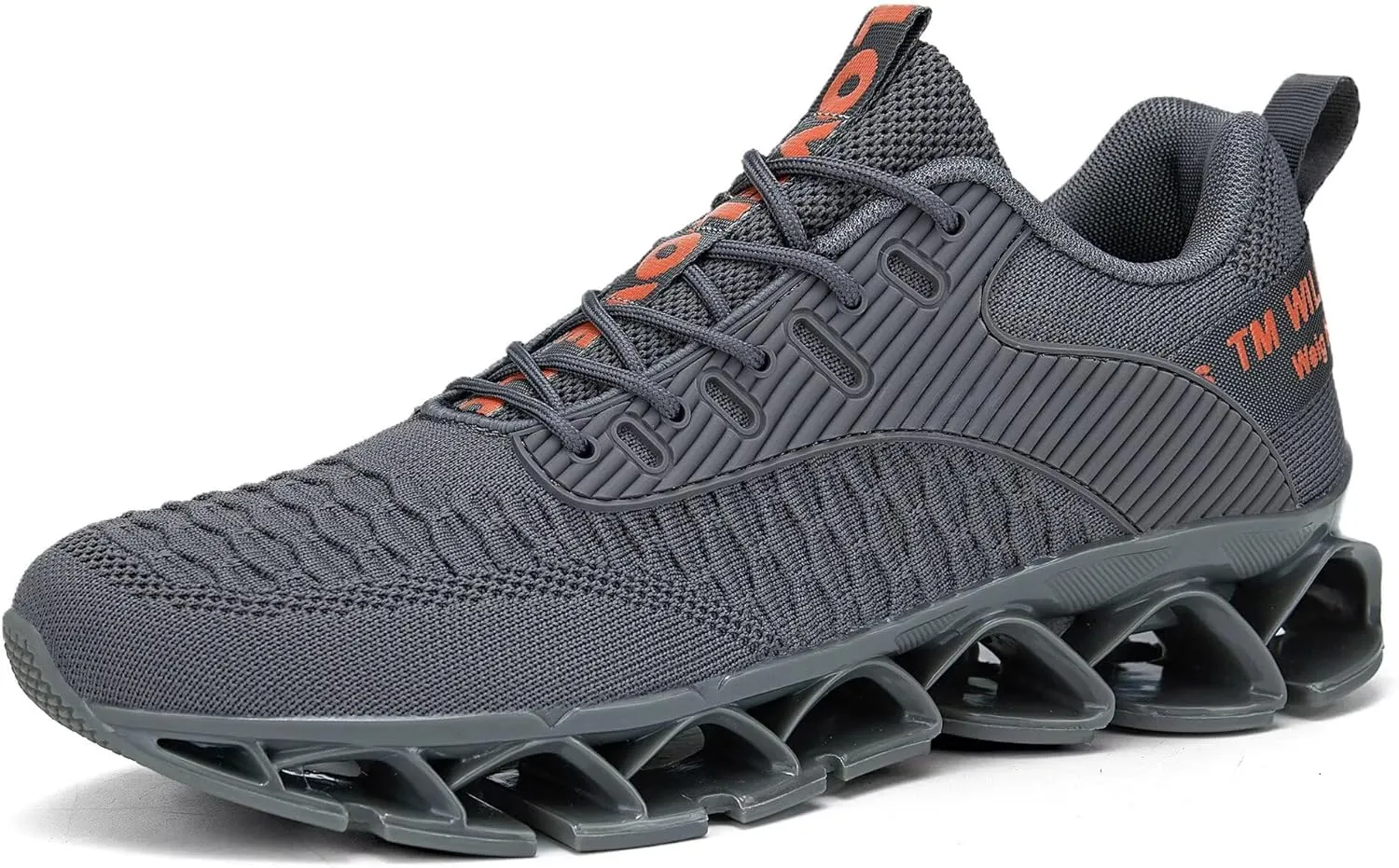 Vooncosir Men's Fashion Sneakers Breathable Mesh Running Shoes Blade Non Slip Soft Sole Casual Athletic Walking Shoes