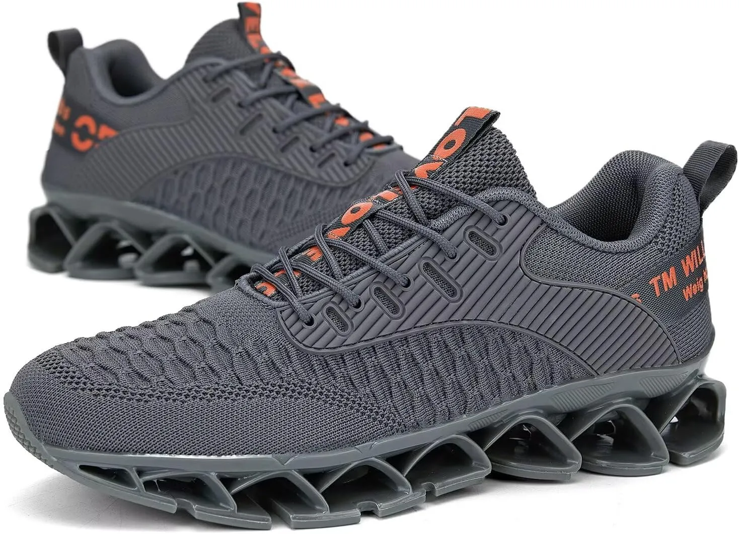 Vooncosir Men's Fashion Sneakers Breathable Mesh Running Shoes Blade Non Slip Soft Sole Casual Athletic Walking Shoes