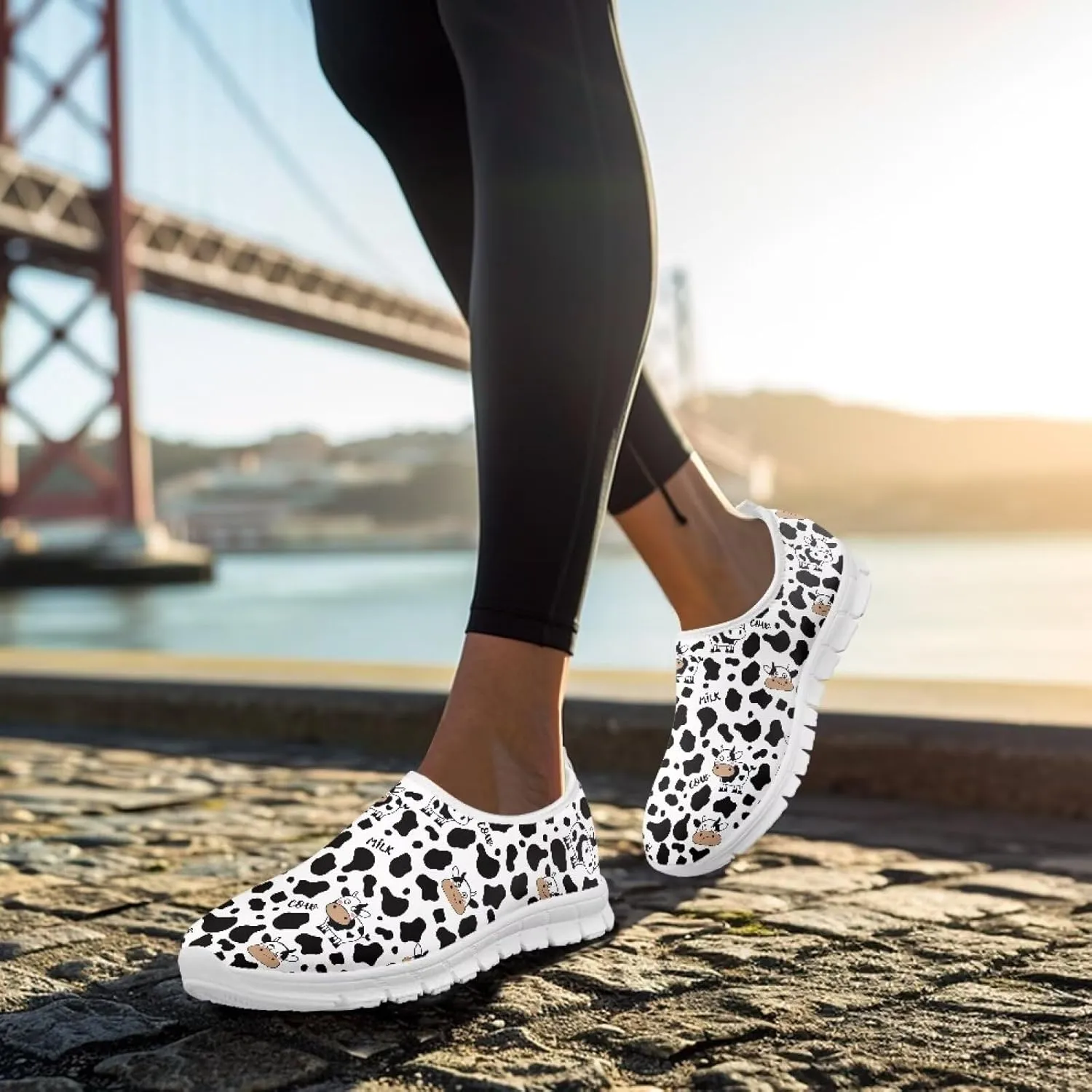 Walking Shoes for Womens Slip on Loafers Tennis Shoes Casual Mesh Running Sneakers
