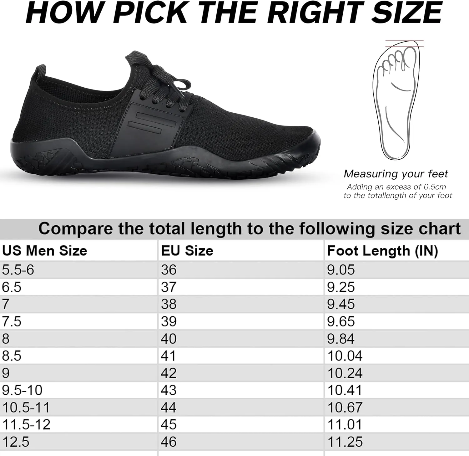 Weightlifting Barefoot Shoes for Men - Deadlift Barefoot Workout Shoes for Women & Men, Minimalist Weight lifting & Sports Footwear, Fitness Squat Non Slip Pattern Deadlift Training & Boxing Flat Sneakers