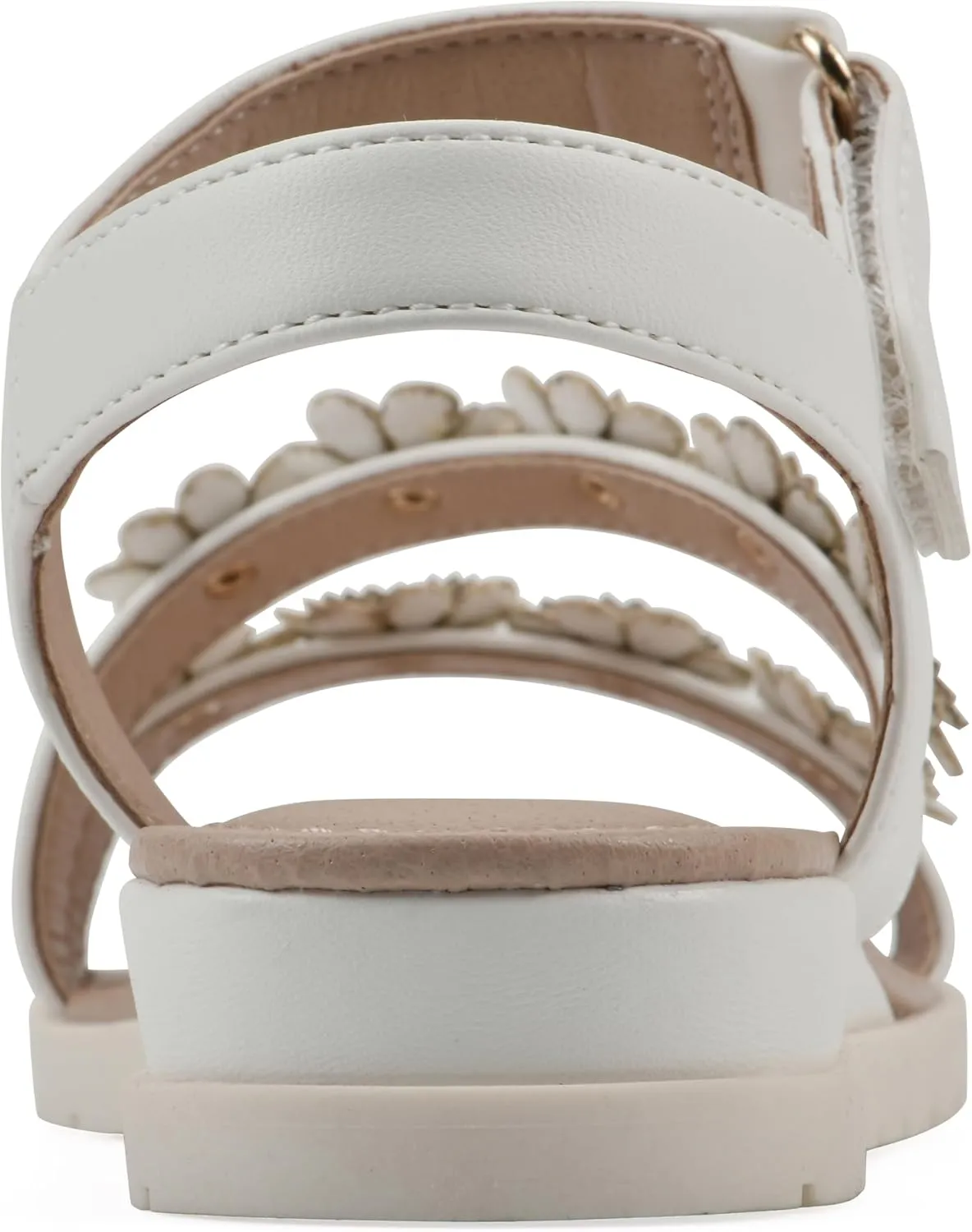 White Mountain Kids Girls' Euro Floral Sandal